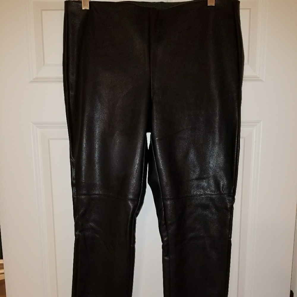 Leather leggings
